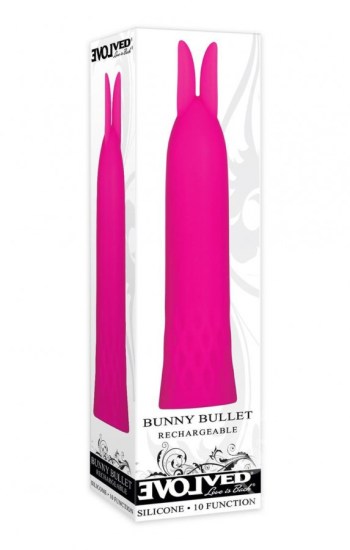 Bunny Bullet Silicone Rechargeable Pink Bunny Bullet Silicone Rechargeable Pink