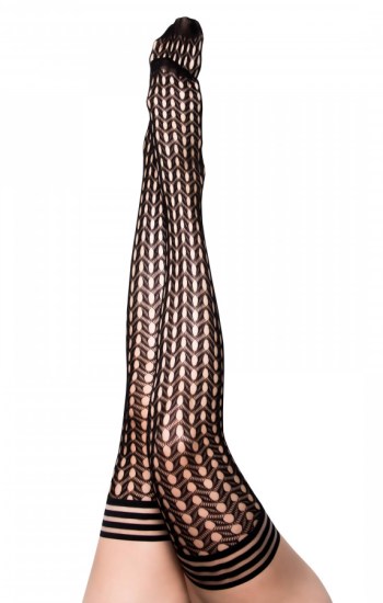 Mimi Circle Fishnet Thigh High Mimi Circle Fishnet Thigh High