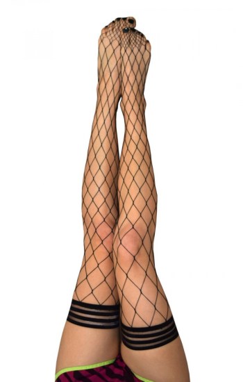 Michelle Large Fishnet Thigh High Michelle Large Fishnet Thigh High