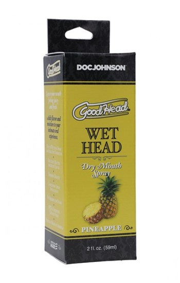 GoodHead Wet Head Dry Mouth Spray 2oz Pineapple GoodHead Wet Head Dry Mouth Spray 2oz Pineapple