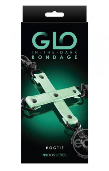 GLO Bondage Glow In The Dark Hog Tie Green GLO Bondage Glow In The Dark Hog Tie Green