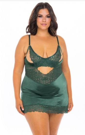 Louisa Lace and Satin Babydoll Louisa Lace and Satin Babydoll