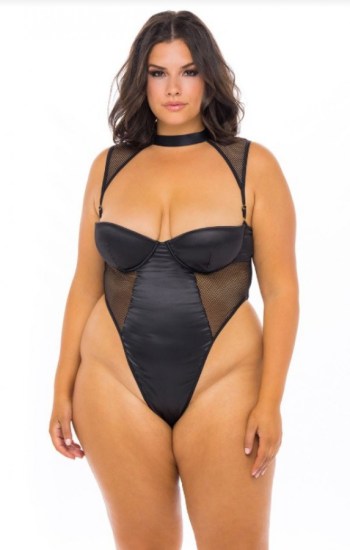 Josephine Collared High Leg Teddy Josephine Collared High Leg Teddy