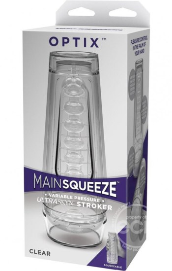 Main Squeeze Optix Ultraskyn Masturbator Crystal Main Squeeze Optix Ultraskyn Masturbator Crystal
