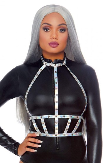 Iridescent Studded Body Harness Iridescent Studded Body Harness
