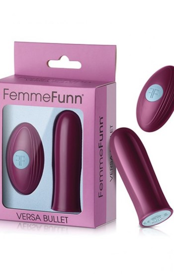 Femme Funn Versa Bullet w/Remote Dark Fuchsia Femme Funn Versa Bullet w/Remote Dark Fuchsia