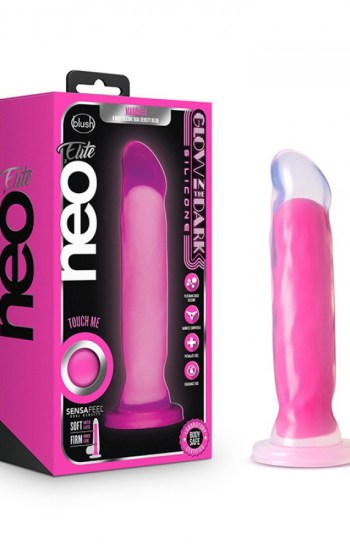 Neo Elite GID Marquee 8in Sili Dual-Density Dildo Neon Pink Neo Elite GID Marquee 8in Sili Dual-Density Dildo Neon Pink