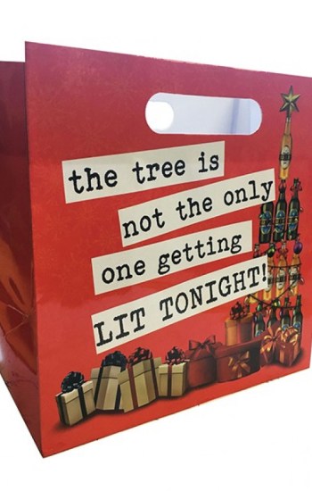 The Tree is not the Only One Getting Lit Tonight Gift Bag The Tree is not the Only One Getting Lit Tonight Gift Bag