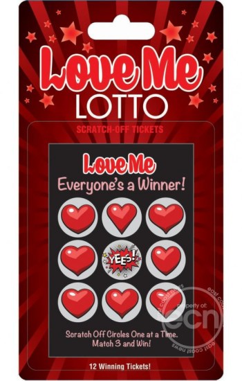 Love Me Lotto Scratch Off Tickets (12 Per Pack) Love Me Lotto Scratch Off Tickets (12 Per Pack)