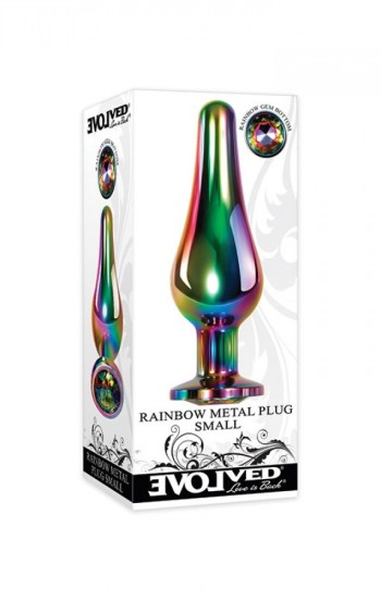 Evolved Rainbow Metal Plug Small Evolved Rainbow Metal Plug Small