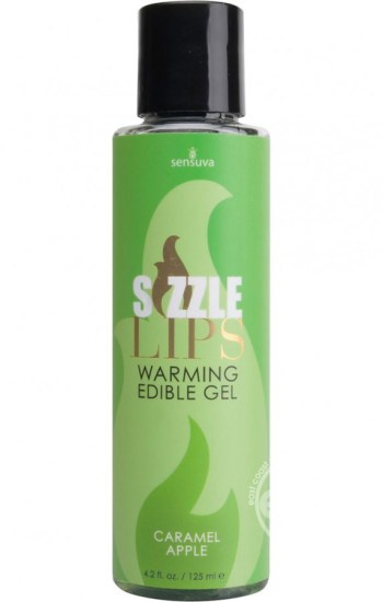 Sizzle Lips Warming Edible Gel Caramel Apple 4.2oz Sizzle Lips Warming Edible Gel Caramel Apple 4.2oz