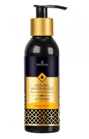 Sensuva Natural Water Based Butter Rum Flavored Lubricant 4.23oz Sensuva Natural Water Based Butter Rum Flavored Lubricant 4.23oz