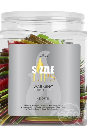 Sizzle Lips Warming Gel Assorted Singles Sizzle Lips Warming Gel Assorted Singles