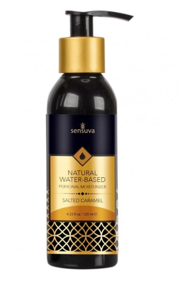 Sensuva Natural Water Based Salted Caramel Flavored Lubricant 4.23oz Sensuva Natural Water Based Salted Caramel Flavored Lubricant 4.23oz