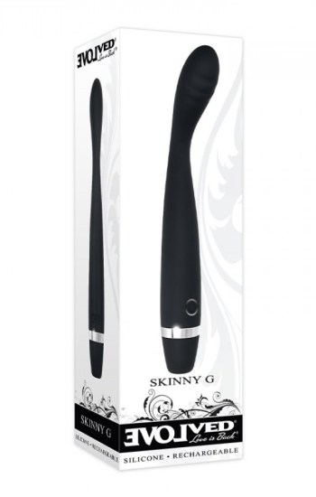 Evolved Skinny G Slim G-Spot Vibrator Black Evolved Skinny G Slim G-Spot Vibrator Black