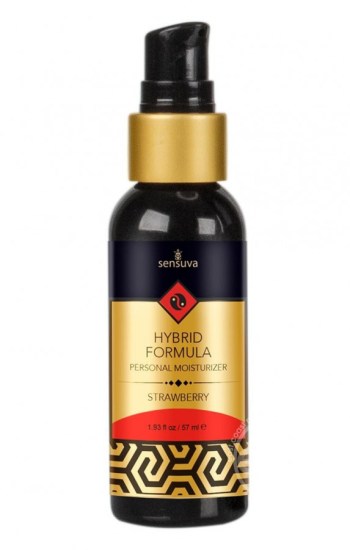 Sensuva Hybrid Strawberry Flavored Lubricant 1.93oz Sensuva Hybrid Strawberry Flavored Lubricant 1.93oz