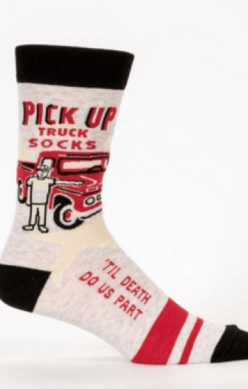 Pick Up Truck Mens Crew Socks Pick Up Truck Mens Crew Socks