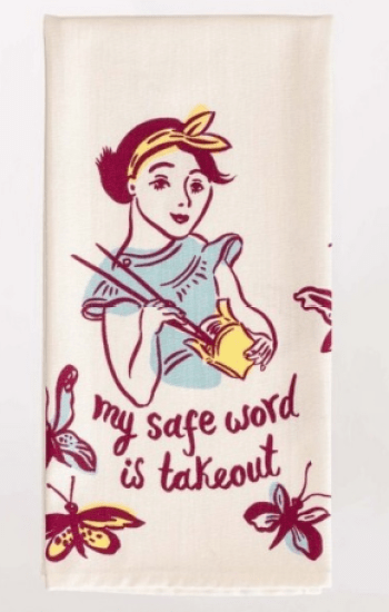 My Safe Word Is Takeout Dish Towel My Safe Word Is Takeout Dish Towel