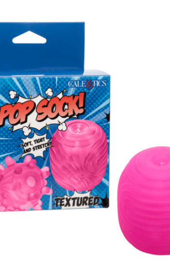 Pop Sock Textured Stroker – Pink Pop Sock Textured Stroker – Pink