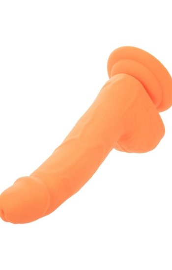 Neon Silicone Studs Dildo 6in – Orange Neon Silicone Studs Dildo 6in – Orange