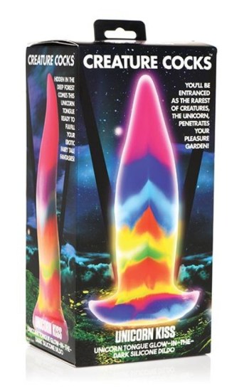 Creature Cocks Unicorn Kiss Silicone Tongue Dildo – Glow in the Dark Creature Cocks Unicorn Kiss Silicone Tongue Dildo – Glow in the Dark