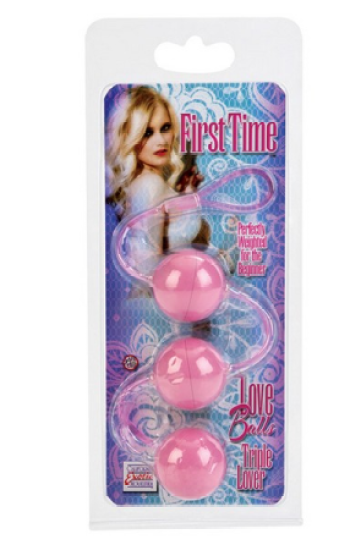 First Time Love Balls Triple Pink First Time Love Balls Triple Pink