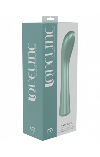 LoveLine La Peria III Rechargeable 10 Speed G-Spot Vibrator – Green LoveLine La Peria III Rechargeable 10 Speed G-Spot Vibrator – Green