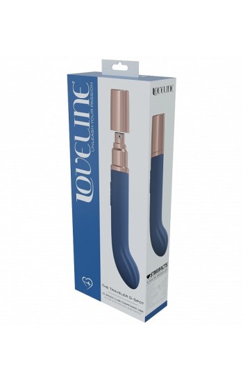 LoveLine Traveler G-Spot 10 Speed Wand Blue/Grey LoveLine Traveler G-Spot 10 Speed Wand Blue/Grey