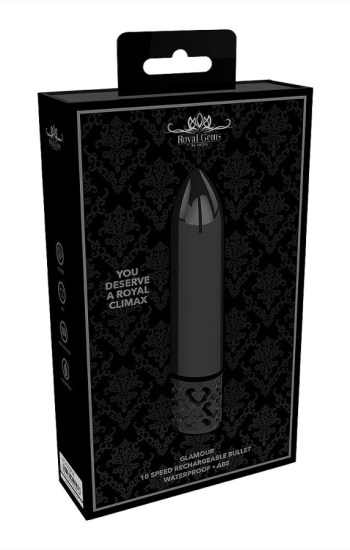 Royal Gems Glamour ABS Rechargeable Bullet Gunmetal Royal Gems Glamour ABS Rechargeable Bullet Gunmetal