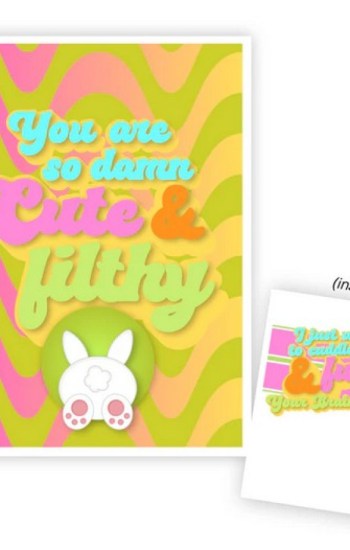 You Are So Damn Cute and Filthy Greeting Card You Are So Damn Cute and Filthy Greeting Card