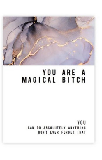 You Are a Magical Bitch Greeting Card You Are a Magical Bitch Greeting Card