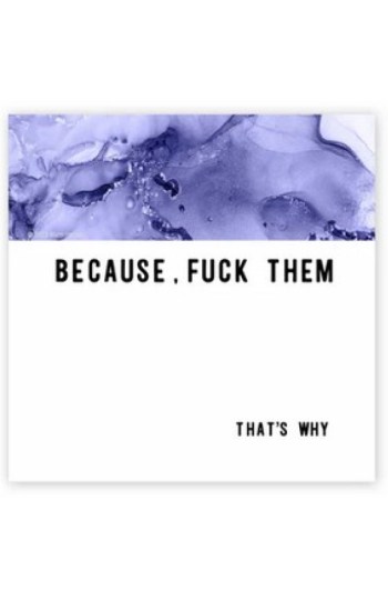 Because Fuck Them Magnet Because Fuck Them Magnet