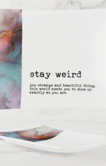 Trinket Tray 5×7 Ink + Soul – Stay Weird Trinket Tray 5×7 Ink + Soul – Stay Weird