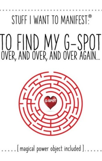 Stuff I Want To Manifest: To Find My G-Spot Stuff I Want To Manifest: To Find My G-Spot