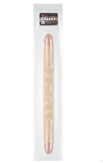 17in Super Slim Duo Dildo Ivory 17in Super Slim Duo Dildo Ivory
