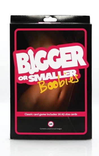 Play Wiv Me Bigger or Smaller Boobs Card Game Play Wiv Me Bigger or Smaller Boobs Card Game