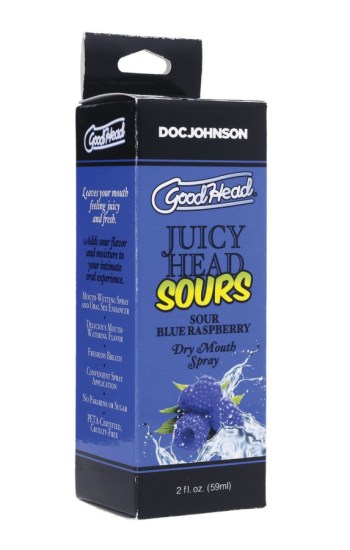 GoodHead Juicy Head Dry Mouth Spray – 2 oz Sour Blue Raspberry GoodHead Juicy Head Dry Mouth Spray – 2 oz Sour Blue Raspberry