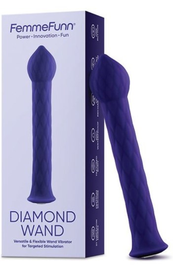 Femme Funn Diamond Wand – Dark Purple Femme Funn Diamond Wand – Dark Purple