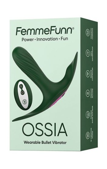 Femme Funn Ossia Wearable Vibrator – Dark Green Femme Funn Ossia Wearable Vibrator – Dark Green