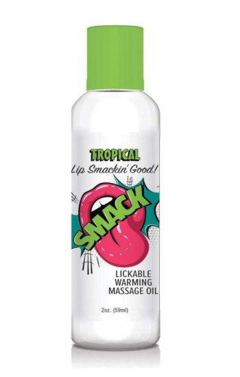 Smack Warming Massage Oil – 2 oz Tropical Smack Warming Massage Oil – 2 oz Tropical