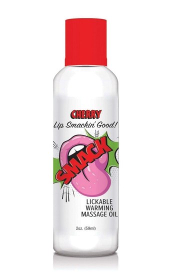 Smack Warming Massage Oil – 2 oz Cherry Smack Warming Massage Oil – 2 oz Cherry
