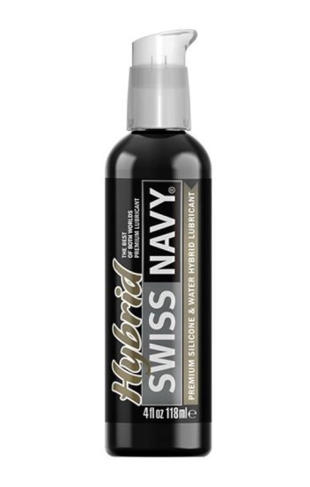 Swiss Navy Premium Hybrid Lubricant – 4 oz Bottle Swiss Navy Premium Hybrid Lubricant – 4 oz Bottle