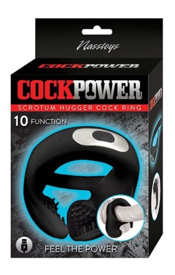 Cockpower Scrotum Hugger Cock Ring – Black Cockpower Scrotum Hugger Cock Ring – Black