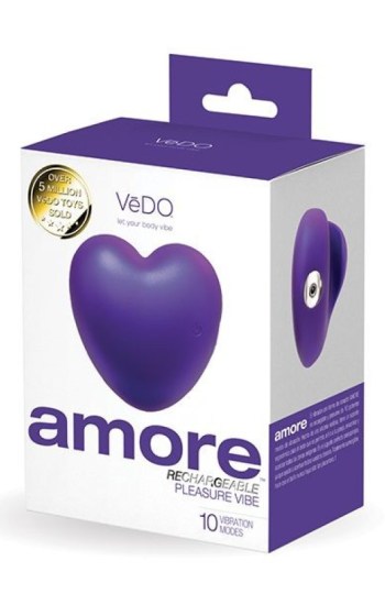 VeDo Amore Rechargeable Pleasure Vibe – Purple VeDo Amore Rechargeable Pleasure Vibe – Purple