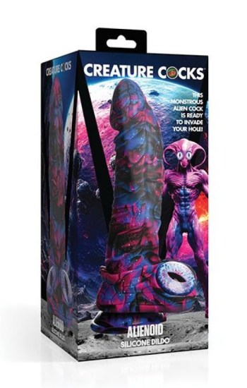Creature Cocks Alienoid Silicone Dildo – Multi Color Creature Cocks Alienoid Silicone Dildo – Multi Color