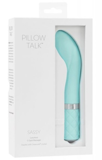 Pillow Talk Sassy G Spot Vibrator – Teal Pillow Talk Sassy G Spot Vibrator – Teal