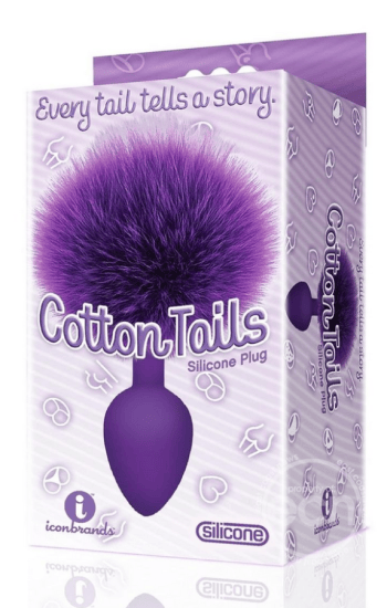 The 9’s – Cottontails Silicone Bunny Tail Butt Plug – Purple The 9’s – Cottontails Silicone Bunny Tail Butt Plug – Purple