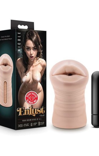Blush EnLust Mouth Stroker w/Vibrating Bullet – Nicole Blush EnLust Mouth Stroker w/Vibrating Bullet – Nicole