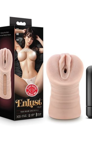 Blush EnLust Pussy Stroker w/Vibrating Bullet – Ayumi Blush EnLust Pussy Stroker w/Vibrating Bullet – Ayumi