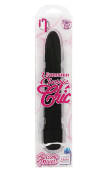 6in Classic Chic 7 Function Vibe Black 6in Classic Chic 7 Function Vibe Black